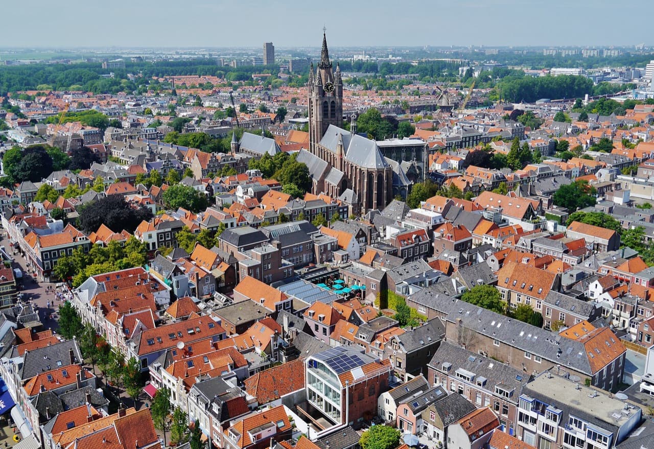 Delft — şehir görünümü