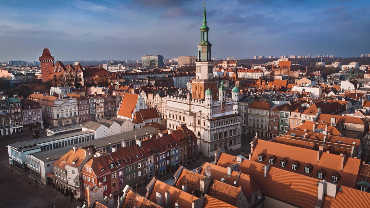 Poznan — şehir görünümü
