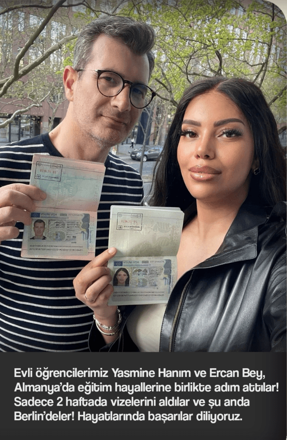 Yasmine & Ercan — Berlin — 2 Haftada Vize