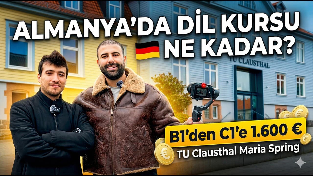 TU Clausthal Mariaspring Dil Okulu: B1'den C1'e Ücretler, Program ve Bloke Hesap Deneyimi